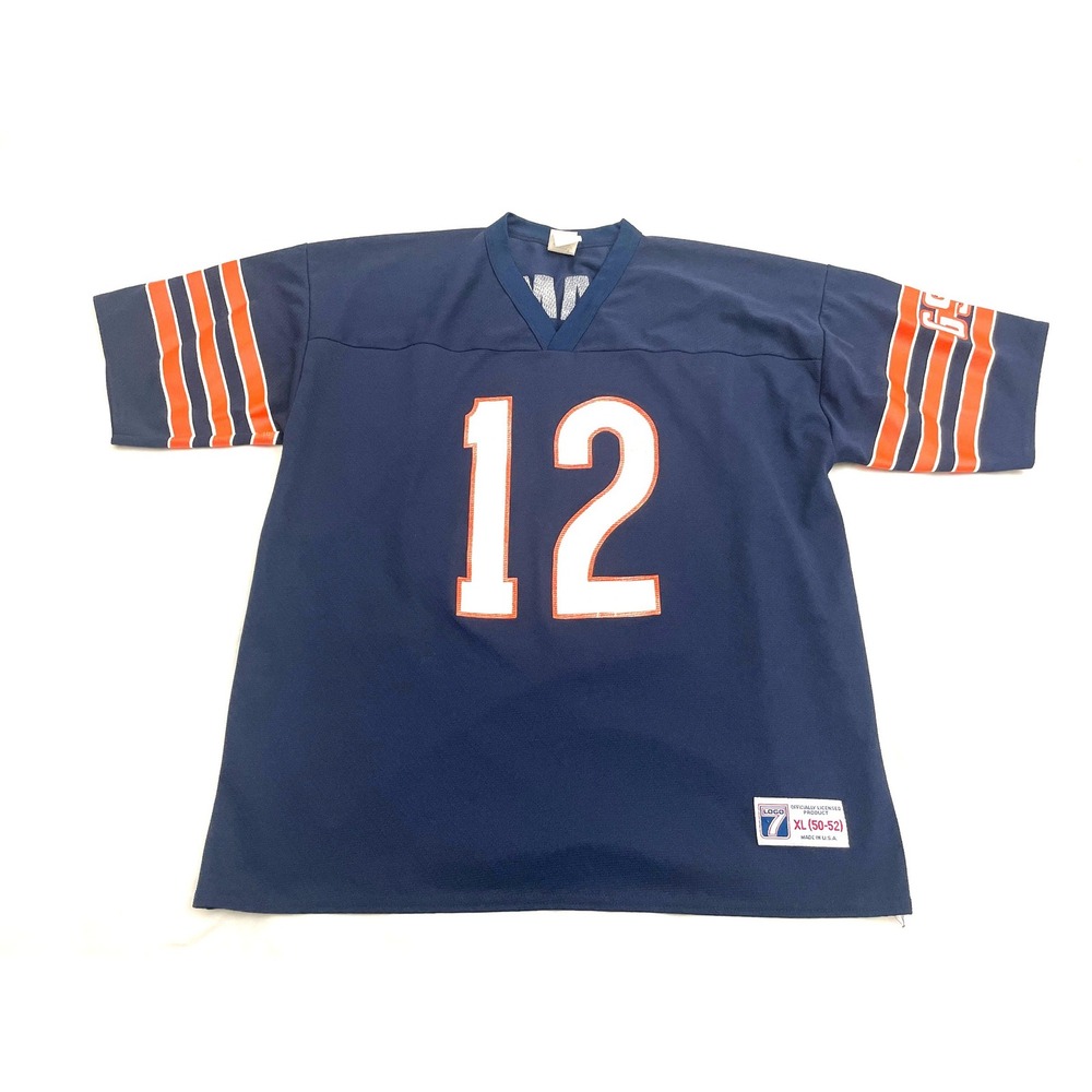 Vintage Chicago Bears Erik Kramer Logo 7 Football Jersey XL Blue 12 Made in USA